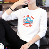 Men's long-sleeved t-shirt fashion brand autumn clothing 2020 spring and autumn new ins trend bottoming shirt autumn clothes top clothes sweater