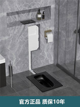 Squatting toilet hidden water tank household squat pit embedded flush tank squat toilet top press flush tank squat toilet top press flush tank