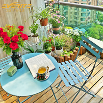 Ayre Balcony Small Table And Chairs Creative Outdoor Leisure Tea Table And Chairs Combine Iron Art Garden Courtyard Outdoor Three Sets