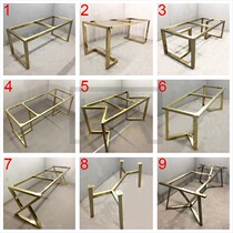 Stainless steel table leg bracket custom marble light luxury table frame office table feet table legs table feet bar legs