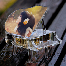 Crystal piano Sky City Tanabata music box Music box diy Valentines Day Birthday gift girls send girls