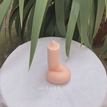 Twisted theme scented candle mold handmade diy Korea silicone mold plaster handmade soap cake