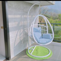 Hanging chair balcony hanging basket wicker chair indoor swing home hammock lazy courtyard table and chair leisurely furniture 1017z