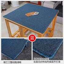 Mahjong cloth tablecloth mat poker mat home thickened sound-absorbing non-slip hand rubbing mahjong cloth mahjong mat chess tablecloth