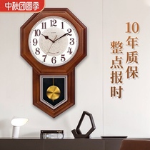 Chinese wall clock living room classical gossip clock Chinese style clock home creative hour clock clock watch big watch