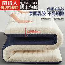 Antarctic lamb velvet latex mattress upholstered home student dormitory single tatami mat mattress sponge pad