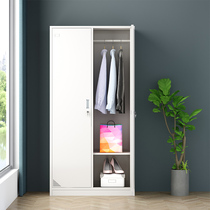 Two door locker office gym home home lock iron cabinet locker dormitory worker cabinet iron wardrobe