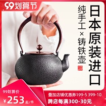 Japanese iron pot electric pottery stove tea maker special teapot pure handmade cast iron pot cooking tea kettle set