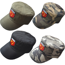 Autumn and winter camouflage hat mens wolf black flat cap flag embroidery baseball cap duck tongue sun hat Four Seasons