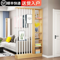 porch partition door screen simple modern living room storage rack home new Chinese style door cover seat screen bedroom