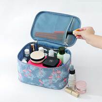 ins net red cosmetic bag small female portable large capacity travel portable girl heart cosmetics storage box bag box