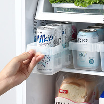 Yousiju refrigerator food preservation box storage box household kitchen drawer put egg food cans storage box