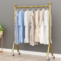 Home Easy sundry clothes hanger hanging clothes pole floor bedroom inner hanging clothes rack modern Nordic large cloister with wheels