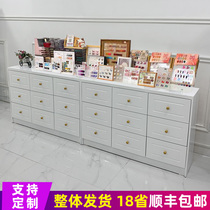 Nail Polish Low Cabinet Lockers Lockers Display Case Floor Cabinet Beauty Chia Store Cabinet Containing Cabinet Chia oil glued to the wall cabinet