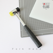 Handmade leather art diy tool rubber hammer hammer hammer cut installation hammer leather leather leather rubber hammer hammer hammer
