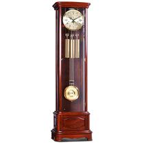 Overlord watch Chinese living room hedgehog rosewood European-style table clock German Hemler twelve-tone spring mechanical floor clock