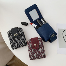 2021 new mini lipstick envelope fashion vintage presbyx with Mirror carry small makeup package lipstick box