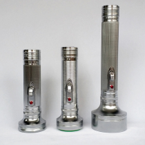 Brand new old metal flashlight original original old halogen flashlight collection nostalgic old Flashlight collection