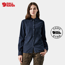 Fjallraven Arctic Fox couple solid color corduroy casual shirt long sleeve shirt 82977