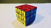 Chess Rubiks Cube Third-order Four-shaped Rubiks Cube Wooden Limited Edition Rubiks Cube Corner Three-level Rubiks Cube