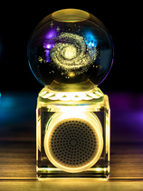 Wedding Valentines Day gift for girlfriend Crystal ball music box Bluetooth music box Girl heart girl Birthday gift
