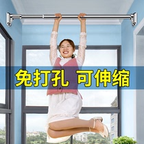 Balcony baby drying rack Rod landing cool clothes drying quilt artifact indoor stainless steel invisible folding floor Rod