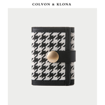 COLVON KLONA wallet lady Xia 2022 new small crowddesign short-and-small-money hand grab bag