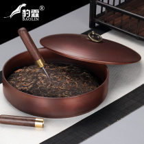 Baolin tea pot Purple Sand large capacity Puer tea cake pot Multi-layer combination pot Ceramic large tea bucket household package