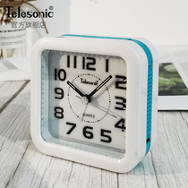TELESONIC Uranus silent student alarm clock LED creative music clock children bedroom bedside clock