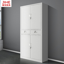 The second bucket iron door filing cabinet iron cabinet multi-layer iron door open data cabinet drawer with lock financial filing cabinet