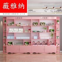 Cosmetics display cabinet Shop shelf display rack display counter Nail salon product display cabinet container