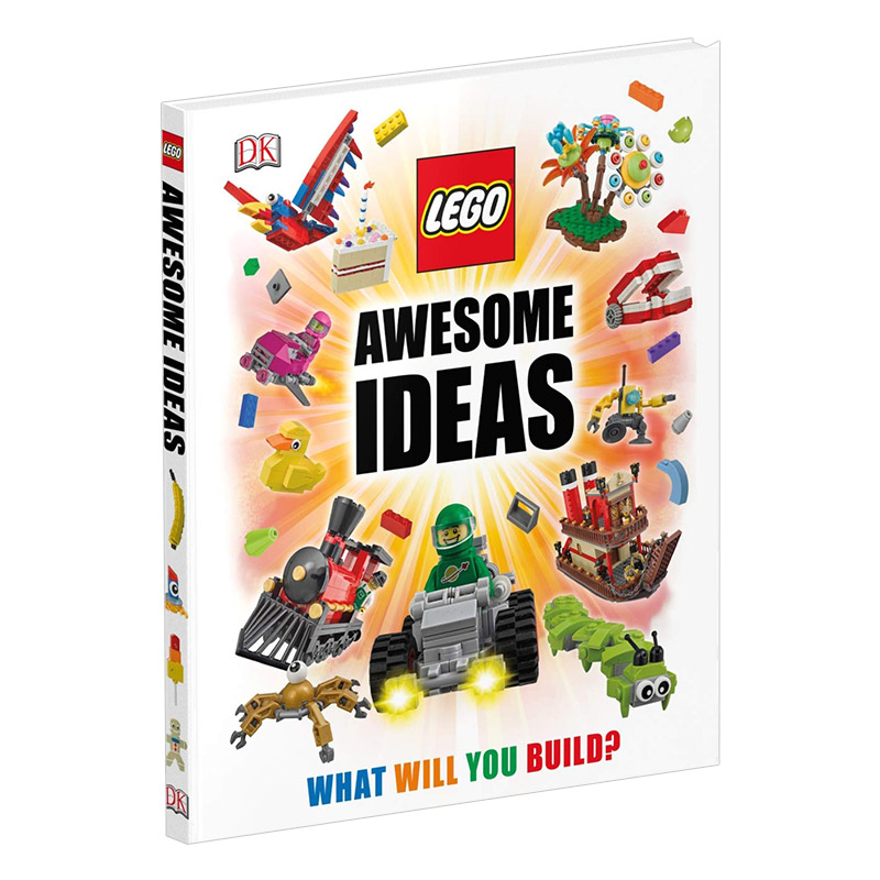 乐高好创意 精彩搭建指南 英文原版 lego awesome ideas 全彩精装 dk