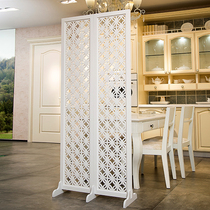 Screen partition porch screen fashion living room simple modern carved hollow folding living room financial resources Rolling
