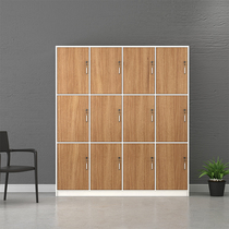 Wooden wardrobe staff storage bathroom gym barber shop beauty salon swimming pool with lock storage bag change wardrobe