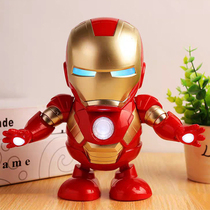 Dancing Iron Man robot electric swing singing baby toy baby girl 0-1 year old 2 boys children