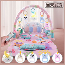 Baby foot piano fitness rack toys newborn pedal bed baby 0 6 will not last two or three months like girl coax Silicon artifact