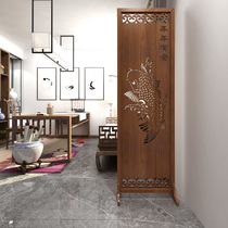 Chinese screen partition j simple modern living room blocks home middle screen hollow carved solid wood entrance porch