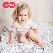 ergobag baby bamboo cotton gauze bath towel newborn children Bath absorbent towel newborn baby cover blanket autumn and winter