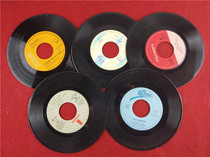 Out-of-print 7-inch vinyl LP record bar decoration without envelope retro decoration 1 yuan a random hair