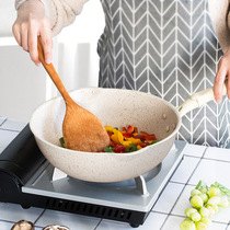 Household rice Stone non-stick pan frying pan frying pan Japanese small wok induction cooker gas stove