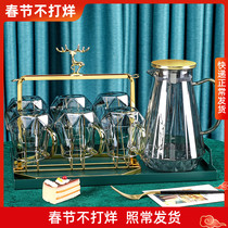 Modern Light Luxury Water Cup Glass Home Living Room Tea Cup Cold Kettle Home Set Cup ins Wind High Color Value