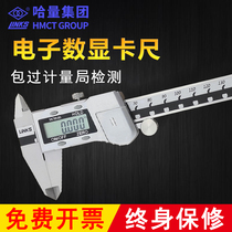Hara Guanglu electronic digital display high precision caliper stainless steel household small 0-150-200-300-500mm