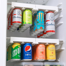 Refrigerator beverage storage box hanging beer cola can transparent kitchen special finishing rack sub-packaging artifact