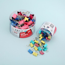 Folder color long tail clip dovetail clip small powerful ticket holder multi-function large iron clip finishing