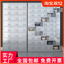 Stainless steel cupboard staff canteen restaurant disinfection plate tableware cupboard factory workshop staff lockers