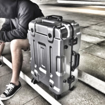Suitcase Aluminum Frame Universal Wheel Male Trend Fashion 28 Suitcase 20 Boarding Case 24 Inch 26 Mute Pull Lever Box