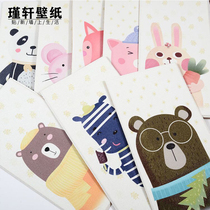 3D three-dimensional soft bag self-adhesive wallpaper Cartoon childrens room bedroom kindergarten playground wall skirt Bedside anti-collision sticker