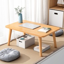 Nordic floating window small tea table household floor table bedroom low table kang table windowsill table Japanese tatami small table