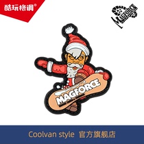 McGhos Magforce Bench Horse Z8005 Magic Sticker Christmas Horse Lord Snowboard Felt Sticky personality morale