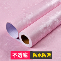 Wallpaper self-adhesive thickening upgrade impervious to the bottom home renovation stickers waterproof moisture-proof bedroom warm wallpaper student dormitory